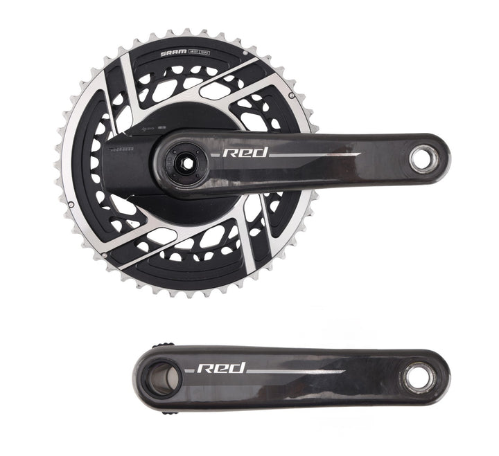 SRAM Red AXS DUB SL E1 2x 12 Speed Carbon Power Meter Crankset 165mm 48/35T Road