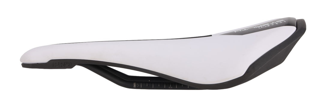 PRO Stealth Curved Carbon Road Bike Saddle 142mm 7 x 7mm INOX Rail WHITE Gravel