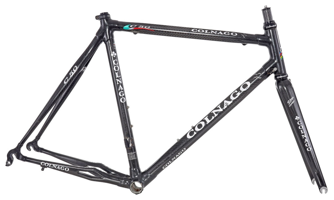 Colnago C50 HP Carbon Road Bike Frameset 56cm Straight QR Rim 700c 2005