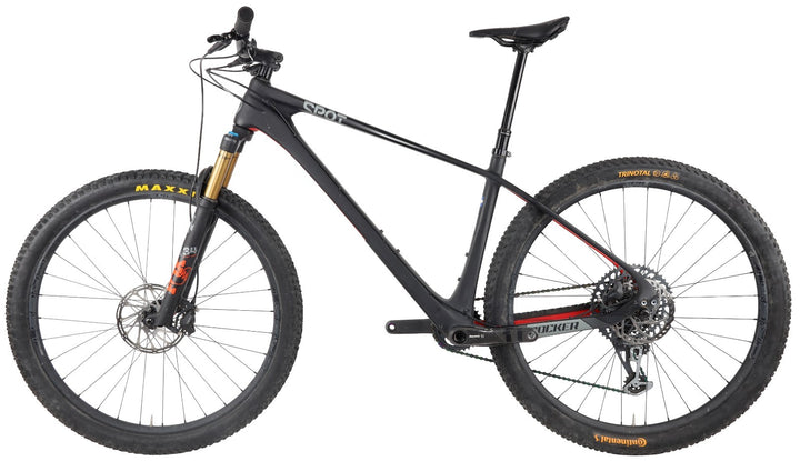 Spot Rocker Geared 29" Carbon Hardtail Mtn Bike 1x 11 Spd LG BLACK Fox SRAM 2023