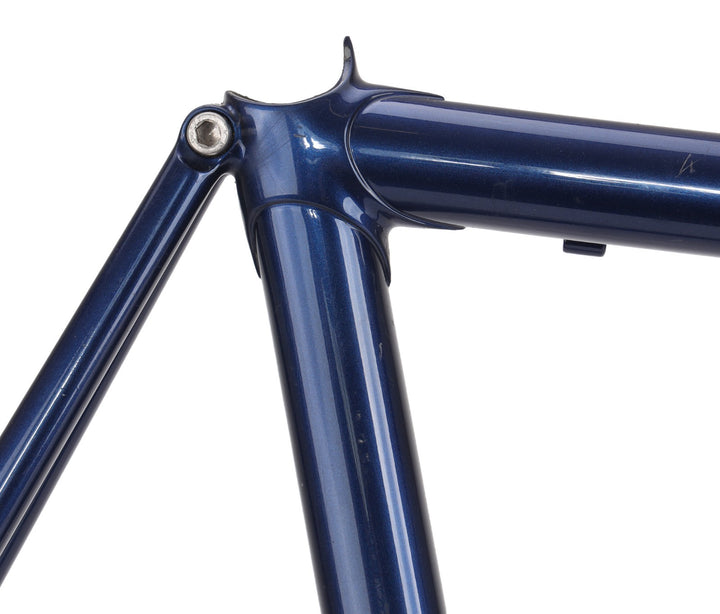 Serotta CSI Steel Road Bike Frameset 60cm Carbon Fork BLUE 700c Record USA Made