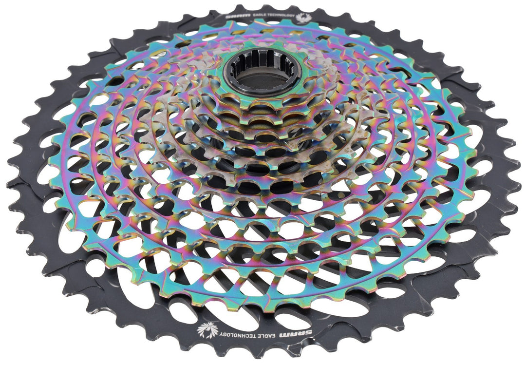 SRAM XX1 Eagle XG-1299 AXS 12s Mountain Bike Cassette 10-50T Rainbow XD 500% MTB