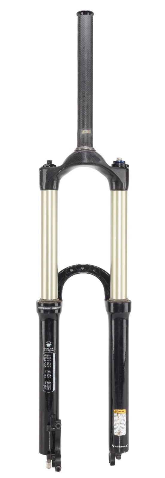 RockShox Reba WC Carbon Mtn Bike 26" Dual Air 1-1/8" Remote QR Disc **FOR PARTS