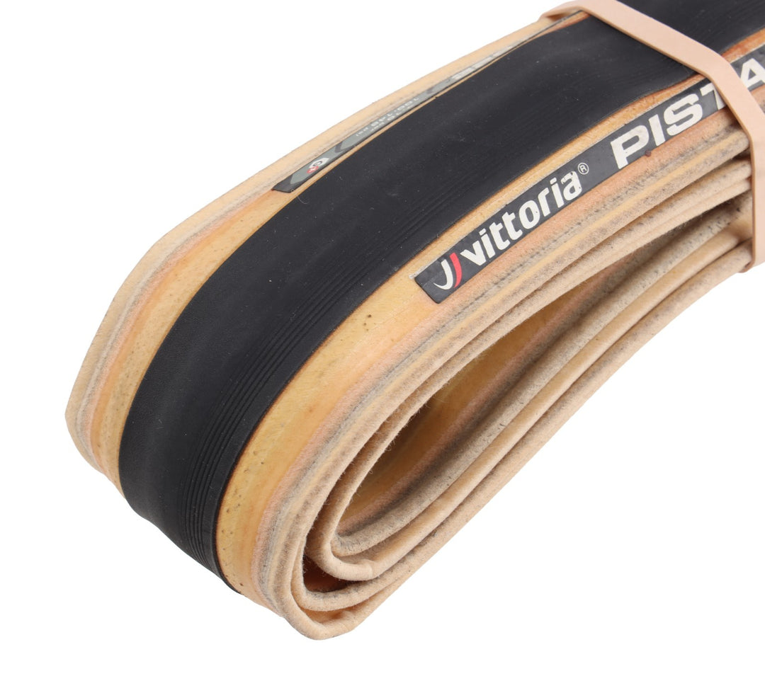Vittoria Pista Clincher G+ Track Bike Tire 700 x 23c TAN WALL Velodrome Racing