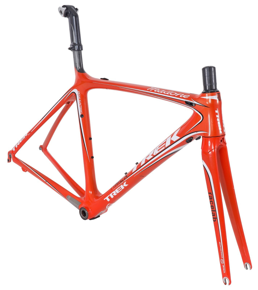 Trek Timex Team Madone OCLV Carbon Road Bike Frameset 52cm ORANGE Rim USA 2010