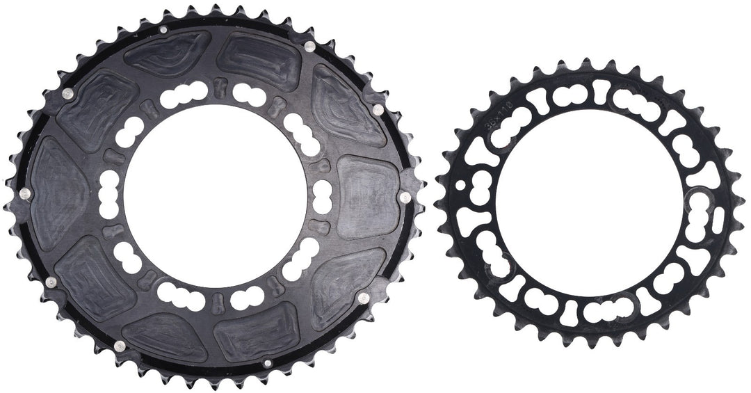 Rotor Q Rings Oval Q50 Road Bike Chainrings 50-36T 9-11 Speed 5-Bolt 110mm BCD