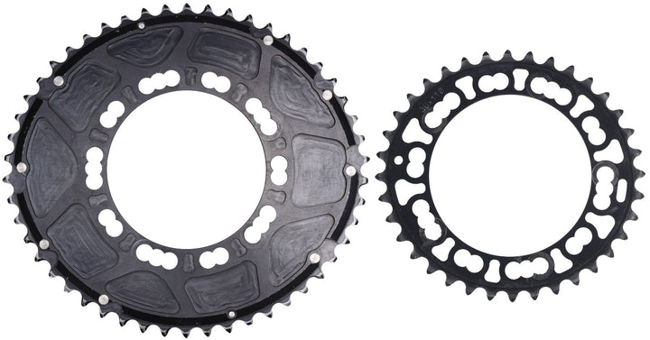 Rotor Q Rings Oval Q50 Road Bike Chainrings 50-36T 9-11 Speed 5-Bolt 110mm BCD