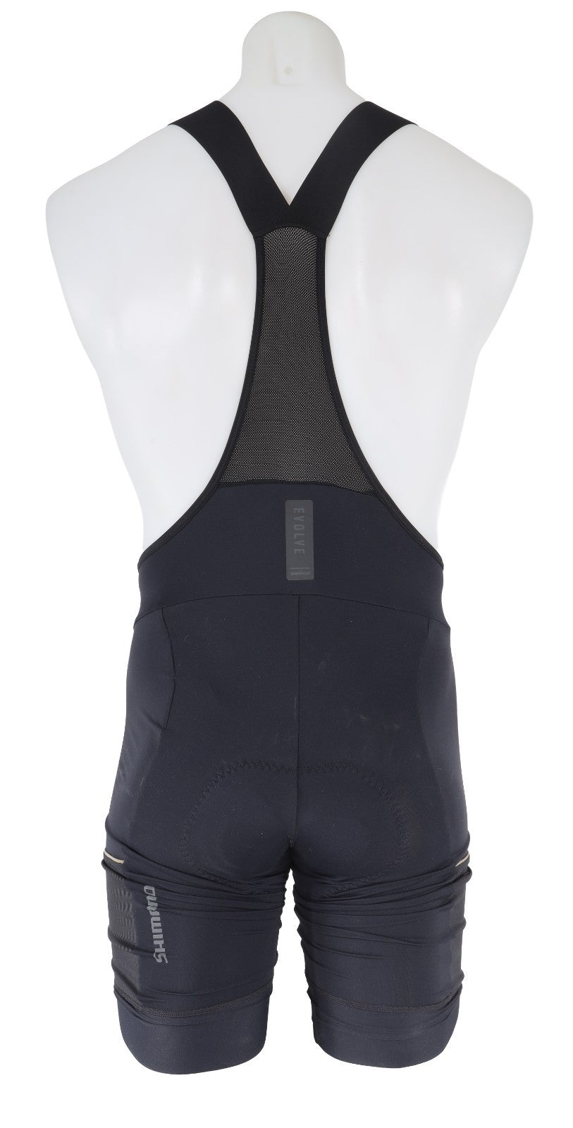 Shimano Evolve CORSA Bib Shorts SMALL Men Black Road Bike Pockets