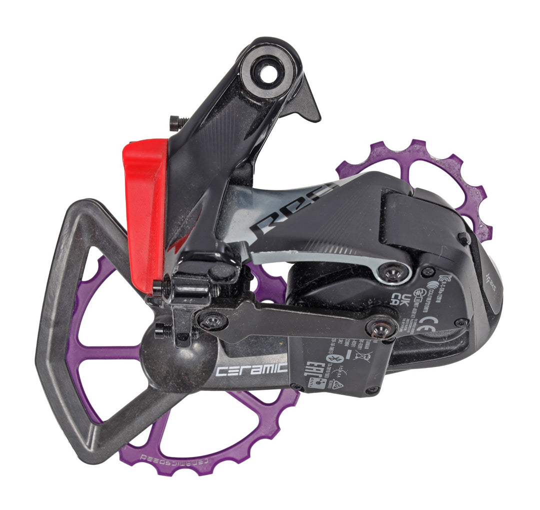 SRAM Red XPLR AXS 1x12s Gravel Bike Rear Derailleur D1 44T Max CeramicSpeed OSPW