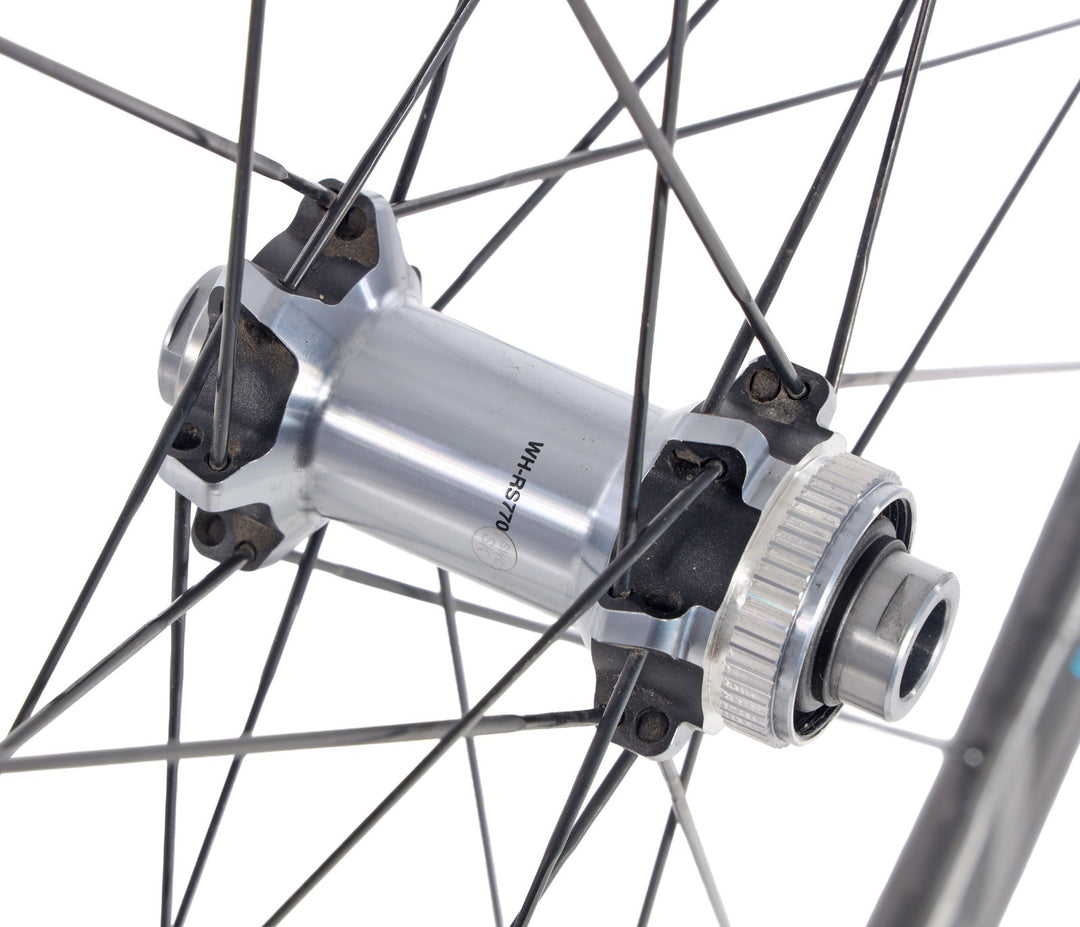 Shimano WH-RS770 Tubeless Carbon Road Wheelset CL Disc 11 Spd 700c Gravel CX TL