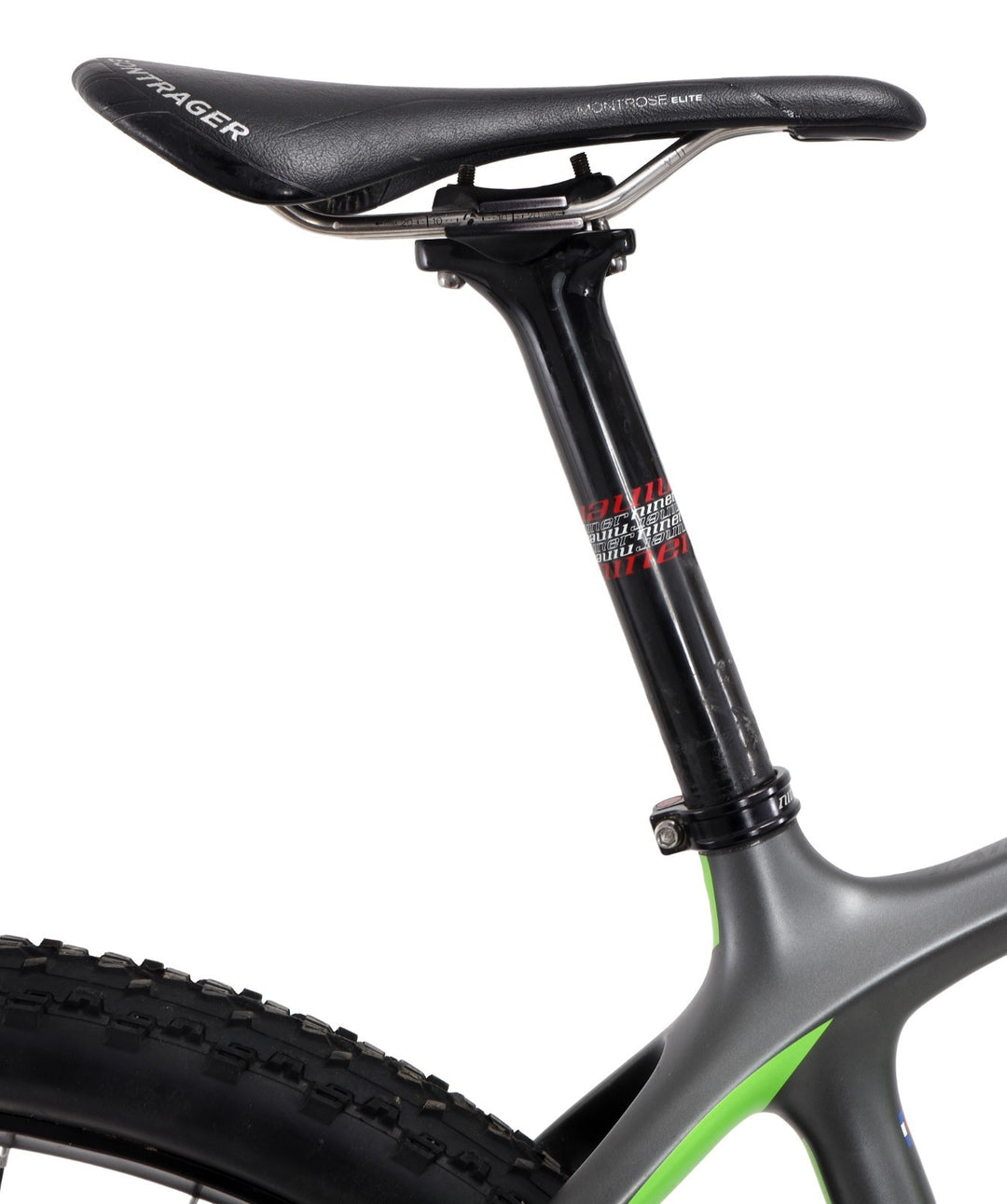 Niner Air 9 Carbon 29" Hardtail Mtn Bike 2x10s LG Grey/Green Fox Shimano XT 2016