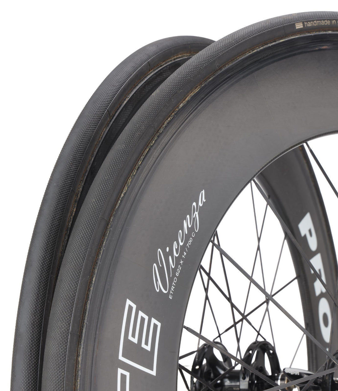 Pro-Lite Vicenza Carbon Tubular Road Bike Wheelset 700c 11 Spd QR Rim w/ Tires
