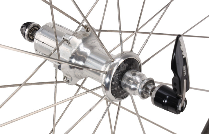 Zipp 404 Carbon Tubular Road Wheelset Shimano 10 Spd 700c Rim Brake QR USA Made