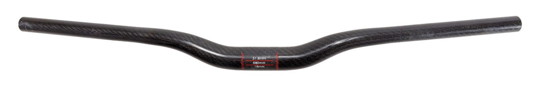 Unbranded Mini Riser Carbon Mountain Bike Handlebars 31.8 x 680mm MTB 136 grams