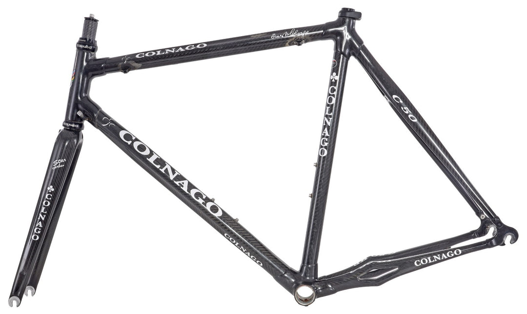 Colnago C50 HP Carbon Road Bike Frameset 56cm Straight QR Rim 700c 2005
