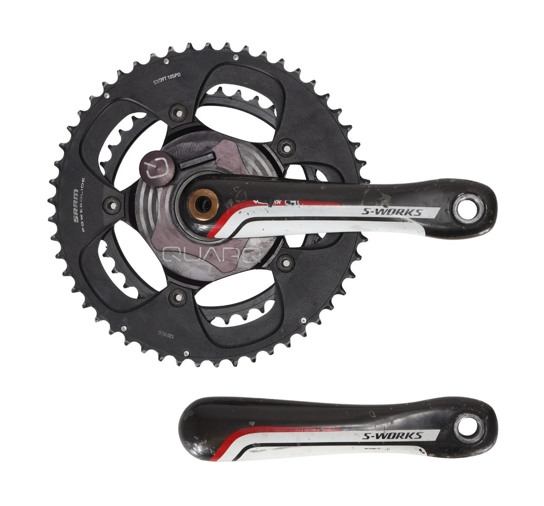 Specialized S-Works 2x 10 Carbon Road Bike Crankset 170mm 53/39T QUARQ Power