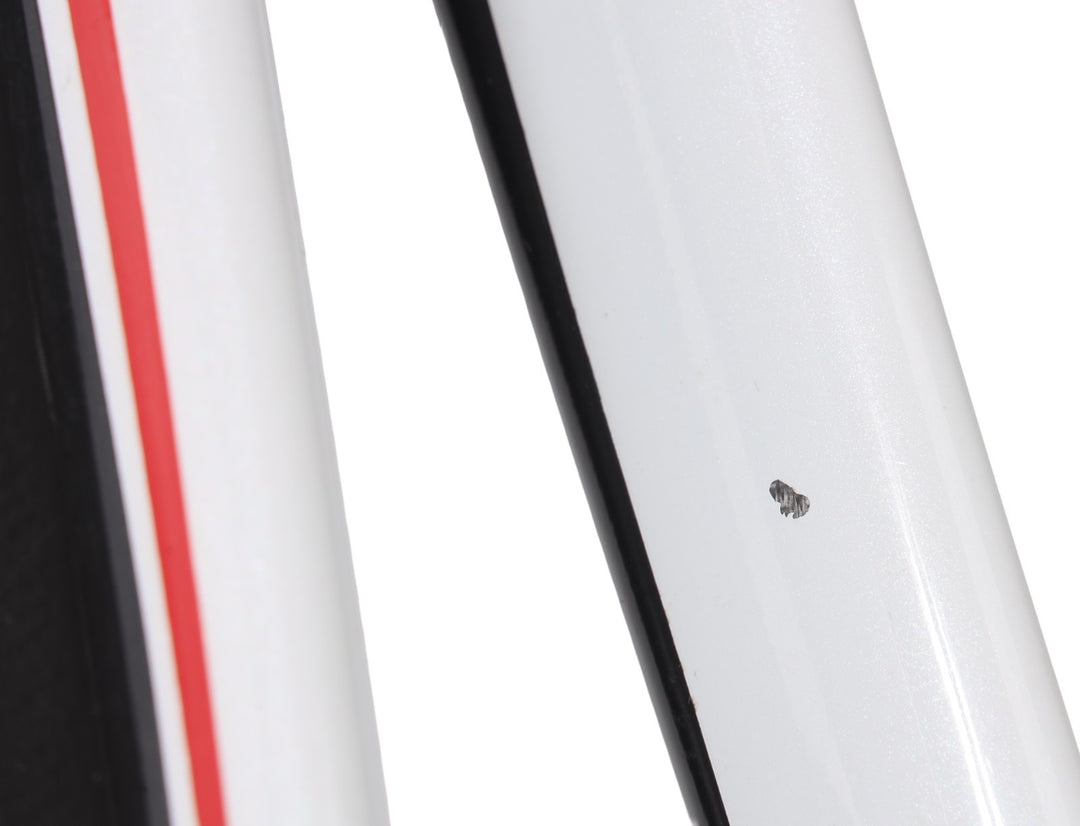 Trek Madone 6.9 OCLV Red Carbon Road Bike Frameset XL 60cm WHITE Rim QR USA 2008