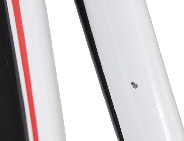 Trek Madone 6.9 OCLV Red Carbon Road Bike Frameset XL 60cm WHITE Rim QR USA 2008