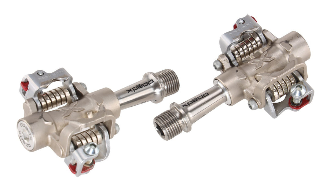 Xpedo M-FORCE 8 Titanium Mountain Bike Pedals w/ Cleats Shimano SPD Gravel