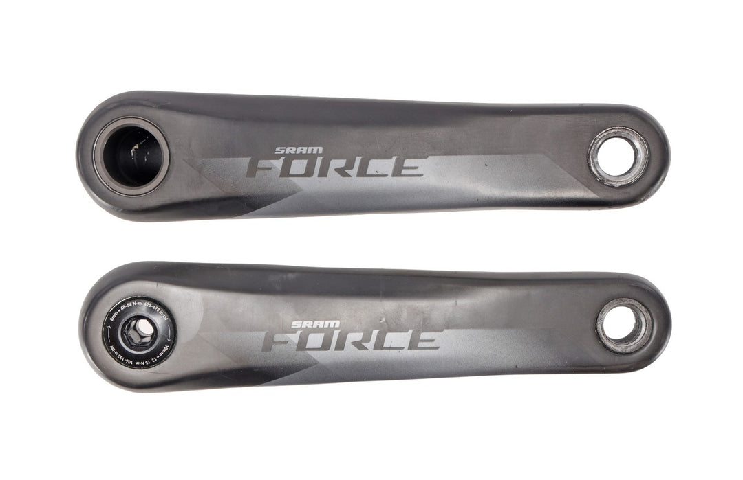 SRAM Force AXS D1 GXP Carbon Gravel Bike Crank Arm Assembly 172.5mm 8 Bolt Matte
