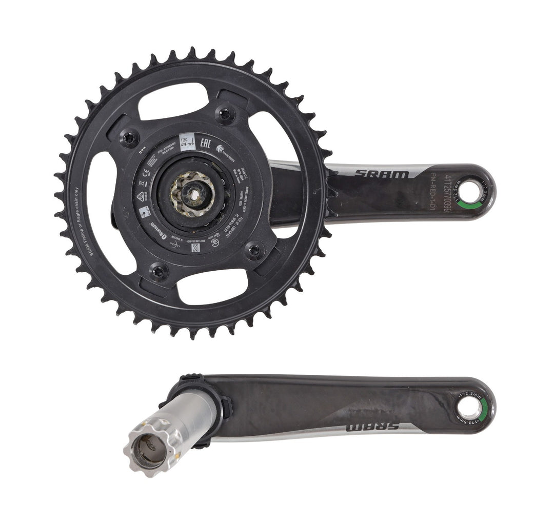 SRAM Red D1 AXS 1x 12s Carbon Power Meter Crankset 172.5mm 44T DUB SL Quarq Bike