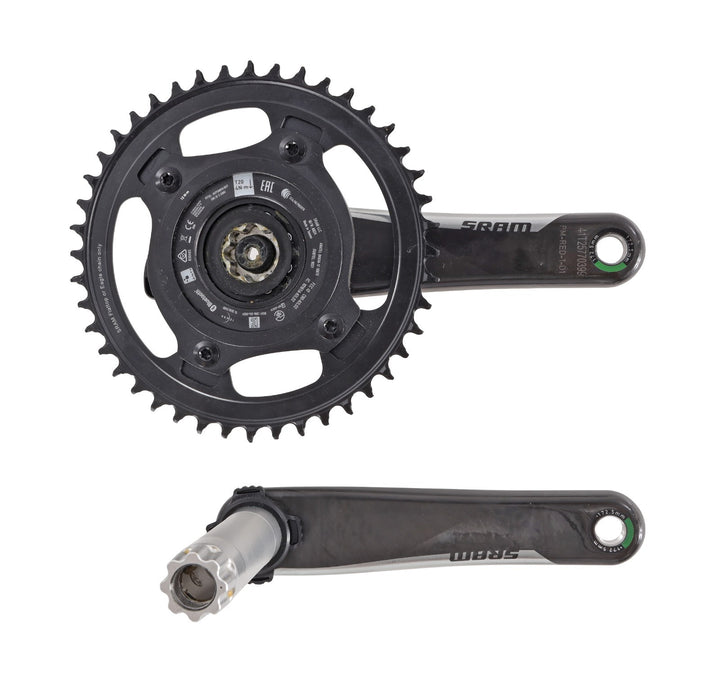 SRAM Red D1 AXS 1x 12s Carbon Power Meter Crankset 172.5mm 44T DUB SL Quarq Bike