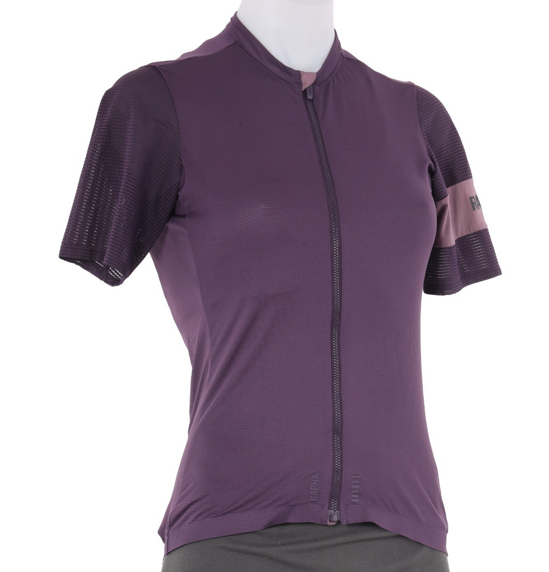Rapha Pro Team Flyweight Short Sleeve Jersey Women MEDIUM Purple Road Bike