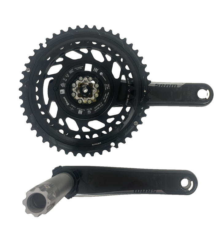 SRAM Red AXS 2x 12s D1 Carbon Road Bike Power Meter 48/35T Crankset 175mm DUB SL