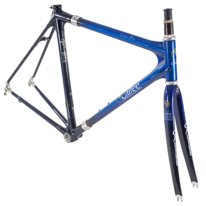 Calfee Luna-Pro Carbon Road Bike Frameset & Case 54cm Rim QR USA Made Chris King