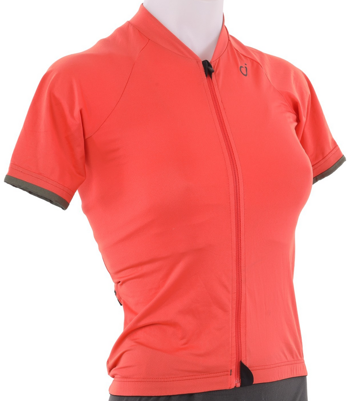Velocio Signature Short Sleeve Cycling Jersey Women XS CORAL BLACK SM Base Layer