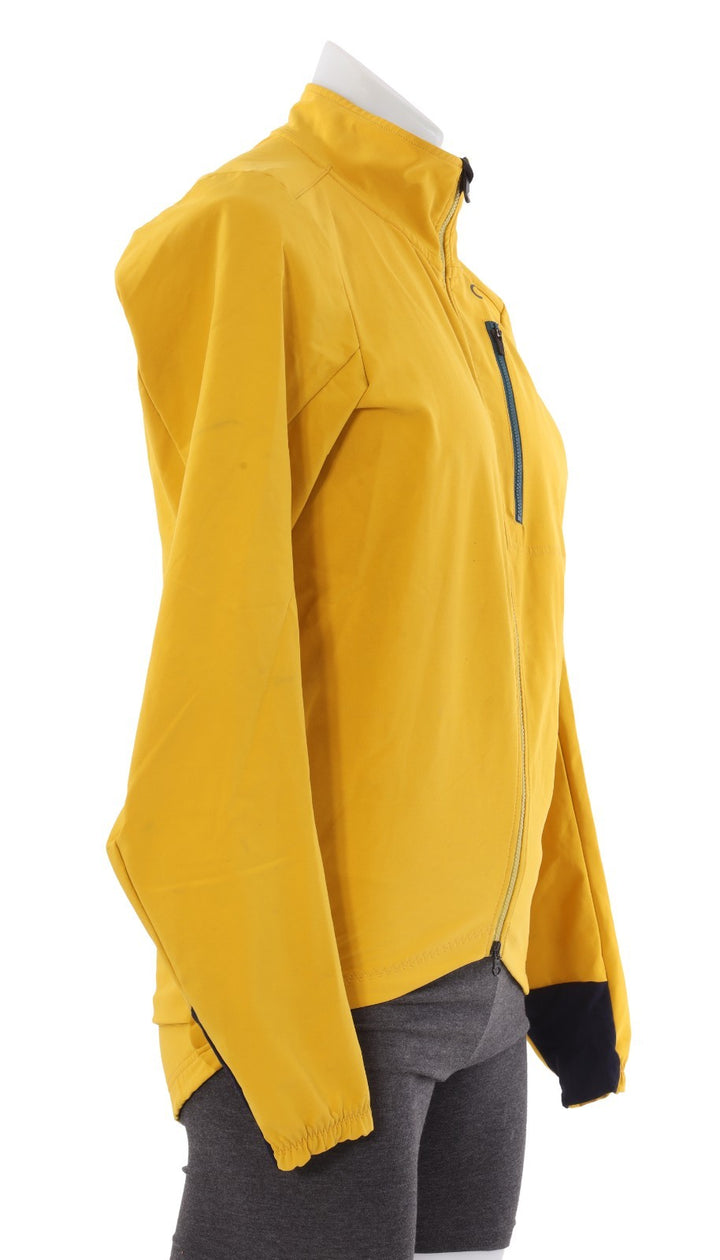Velocio Signature Softshell Cycling Jacket Men LARGE Yellow Road Bike Gravel MTB