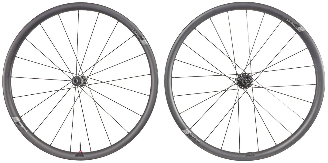 Vision SC 30 Carbon TLR Disc Road Bike Wheelset Tubeless Shimano 11s 700c