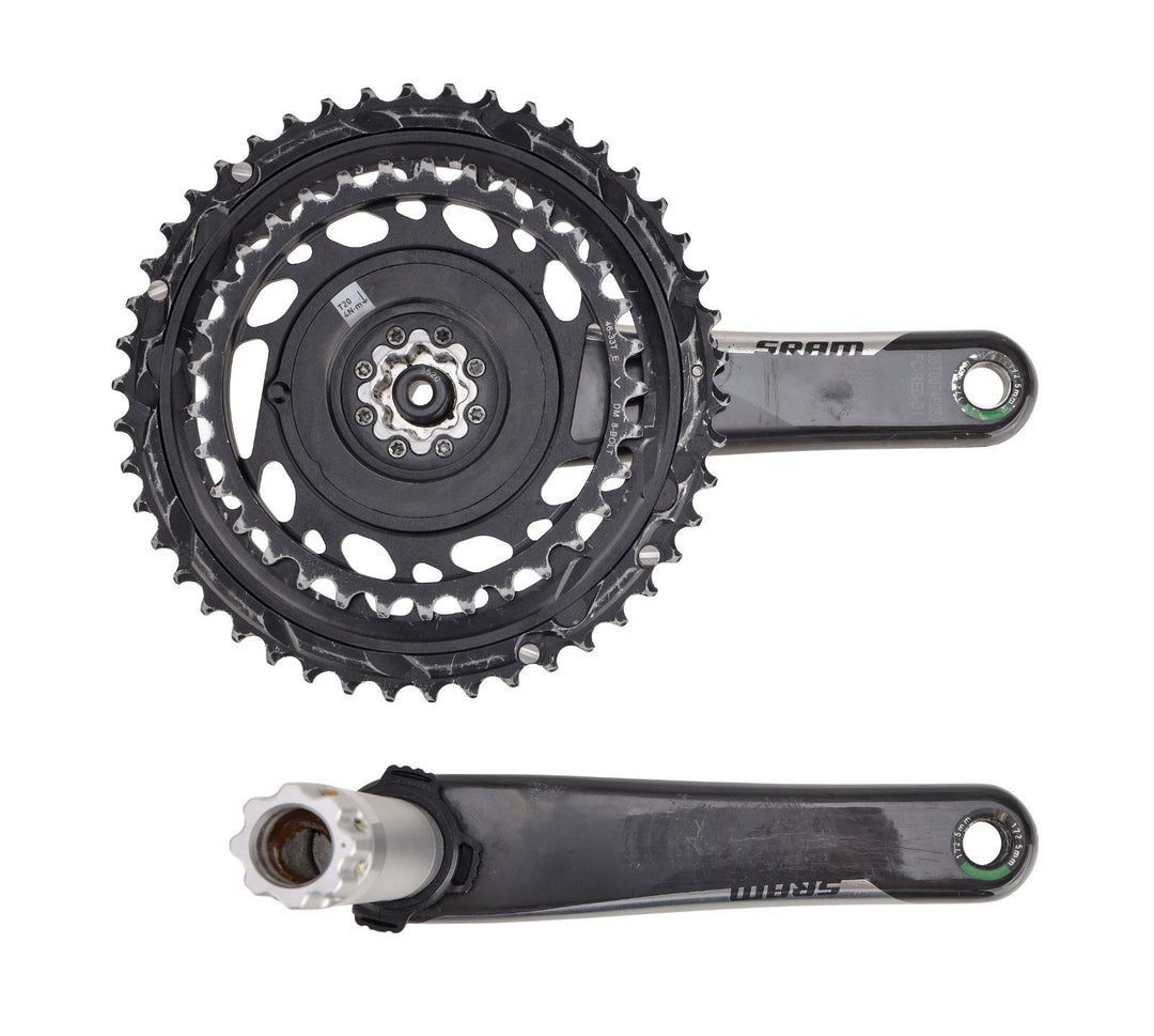 SRAM Red D1 DUB AXS 2 x 12 Speed Carbon Road Bike Crankset 172.5mm 46/33T Gravel