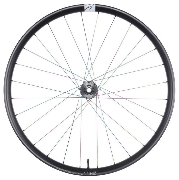 HUNT All Mountain H_IMPACT 29 Carbon Oil-Slick MTB FRONT Wheel 6B Disc 15x 110mm