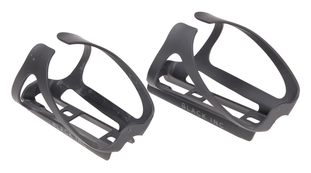 BLACK Inc Water Bottle Cages 1 PAIR Matte BLACK/GREY Road Triathlon Gravel Bike