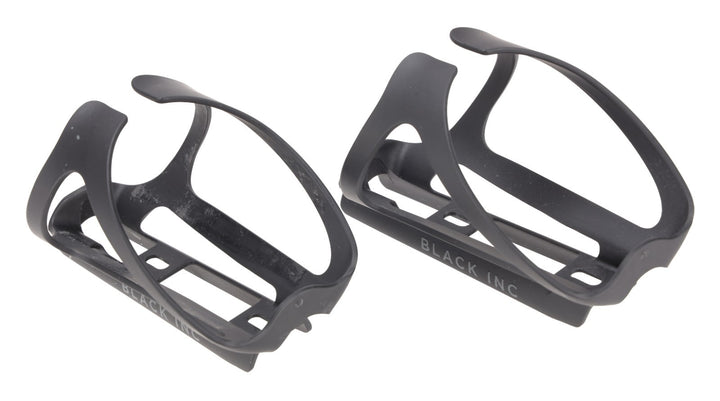 BLACK Inc Water Bottle Cages 1 PAIR Matte BLACK/GREY Road Triathlon Gravel Bike