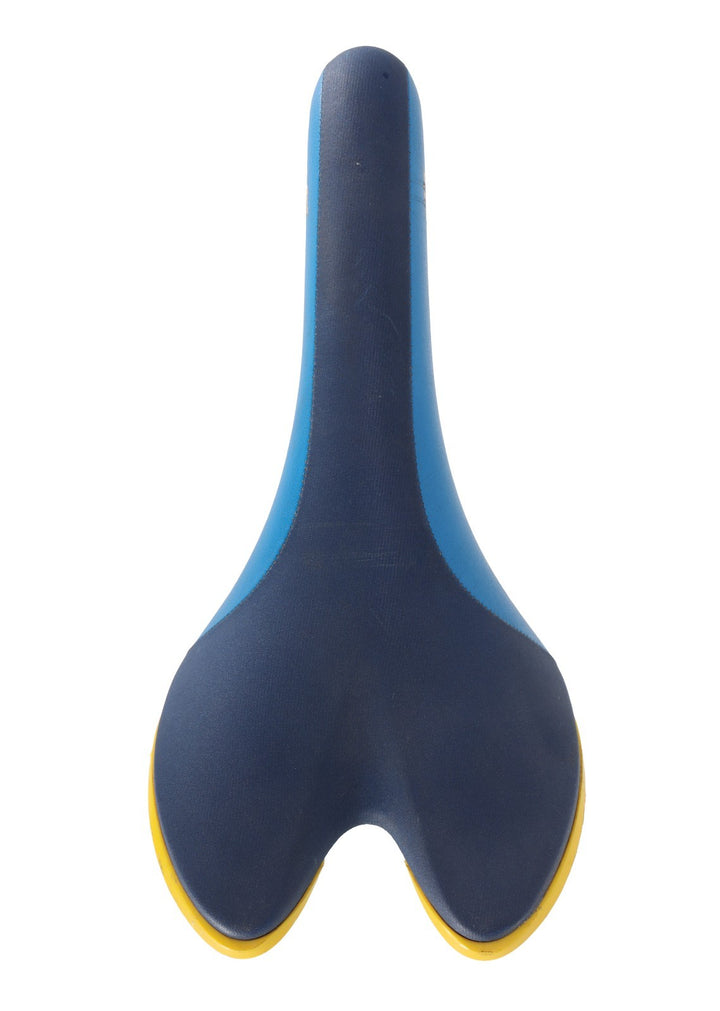 Fizik Pave by Giro Road Bike Saddle 130mm BLUE/YELLOW 7 x 7mm Titanio Rail 262g