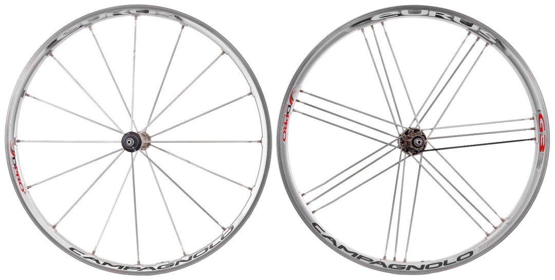 Campagnolo Eurus G3 DPro Alloy 9-12 Spd Clincher Wheelset 700c QR Rim Brake Road