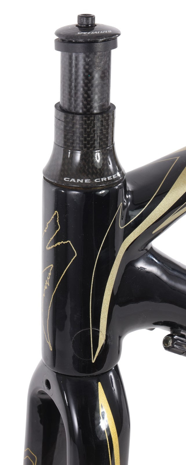 Specialized Tarmac Pro Carbon Road Bike Frameset 52cm Raw Gold 700c QR Rim 2008