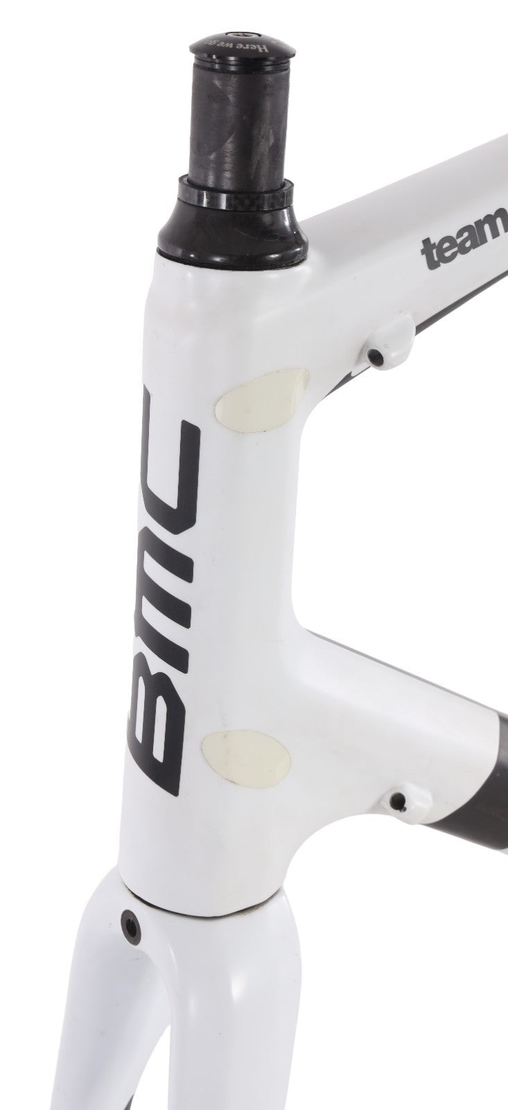 BMC Teammachine SLR01 TCC Carbon Road Bike Frameset 60cm Black/White Rim QR 2013