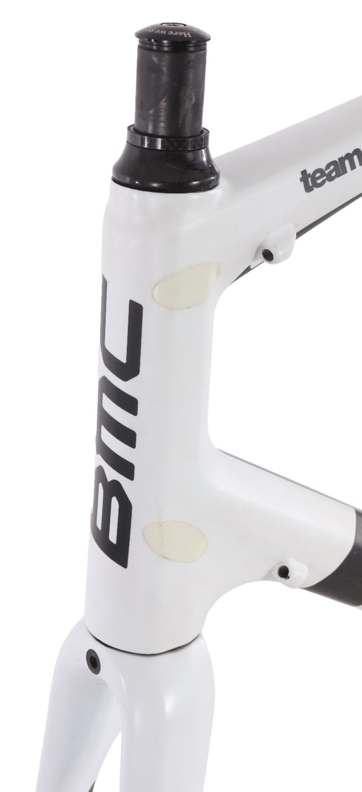 BMC Teammachine SLR01 TCC Carbon Road Bike Frameset 60cm Black/White Rim QR 2013