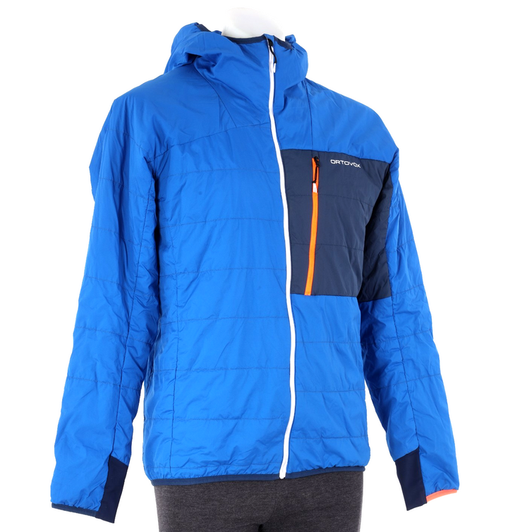 Ortovox SwissWool Piz Duan Jacket Men MEDIUM Blue Winter Ski Tour Mountaineering