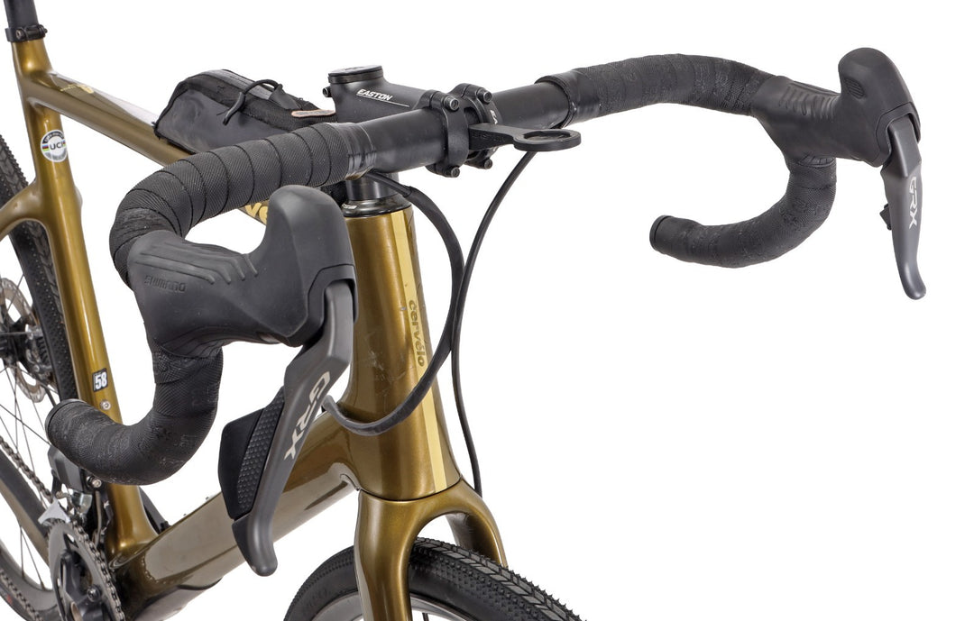 Cervelo Aspero Carbon Gravel Bike GRX Di2 2x 11s 4iiii Power 58cm GOLD ENVE 2020