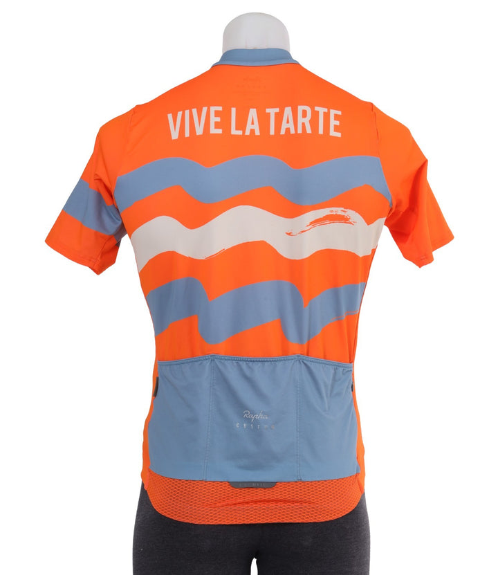 Rapha Midweight Race SS Jersey Men L Orange Road Bike Vive La Tarte Fort Point