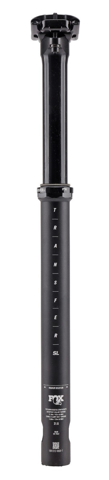 Fox Transfer SL Performance Elite Mountain Bike Dropper Post 31.6 x 125mm XC MTB