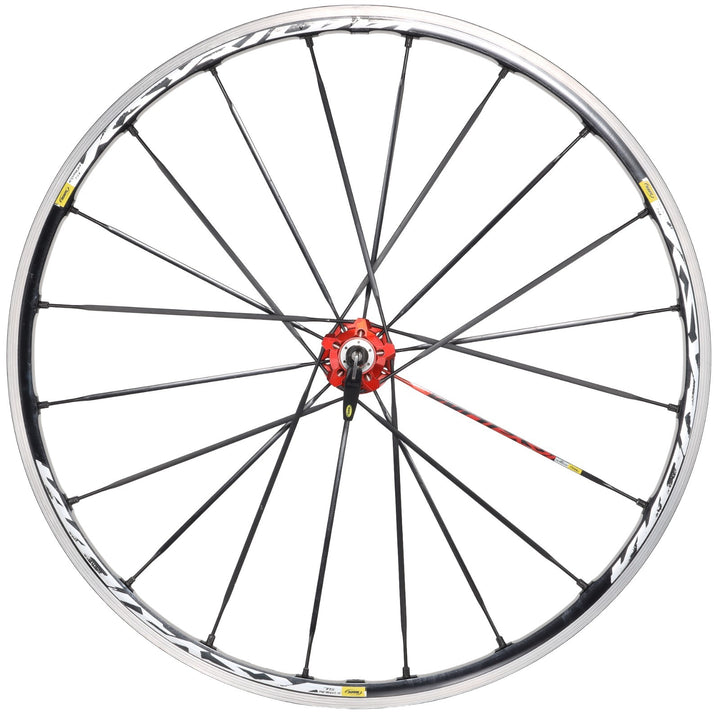 Mavic Ksyrium SL Alloy REAR Clincher Road Wheel Shimano 11 Spd 700c Red QR Rim