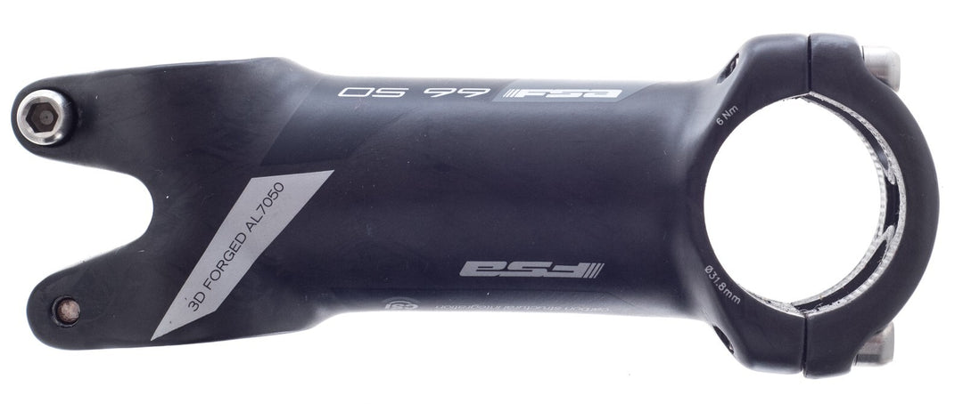 FSA OS-99 CSI Carbon Alloy Road Gravel Bike Stem 31.8 x 90mm 6º BLACK Ti Bolts