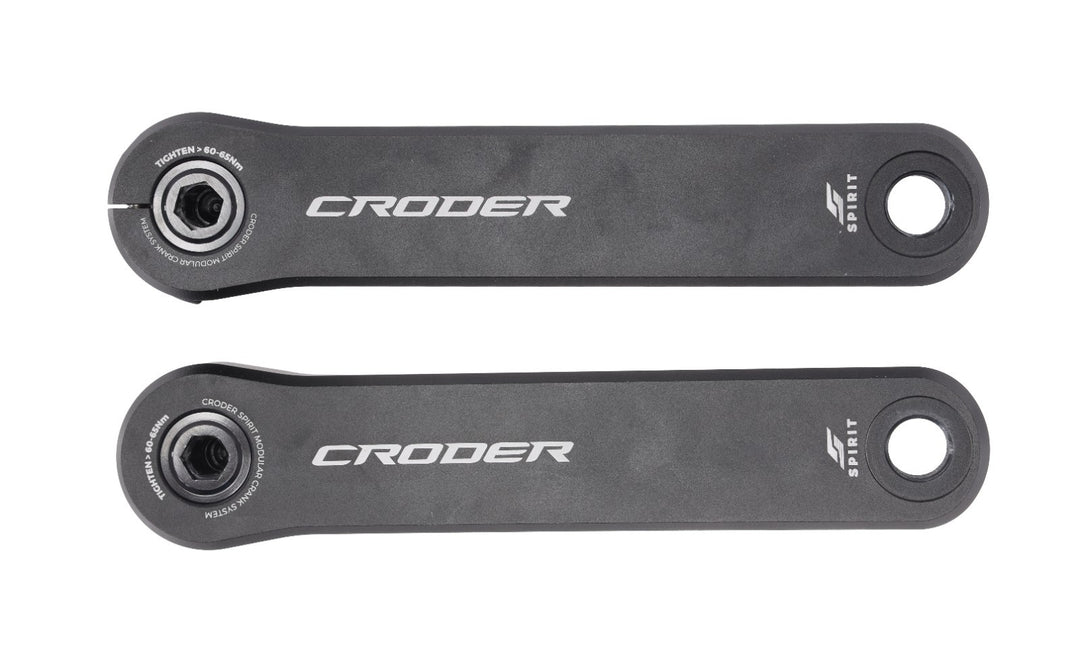 Croder SPIRIT Road Bike Alloy Crank Arms 160mm Gravel For 24mm Spindle CX Tri