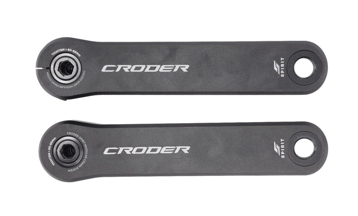 Croder SPIRIT Road Bike Alloy Crank Arms 160mm Gravel For 24mm Spindle CX Tri