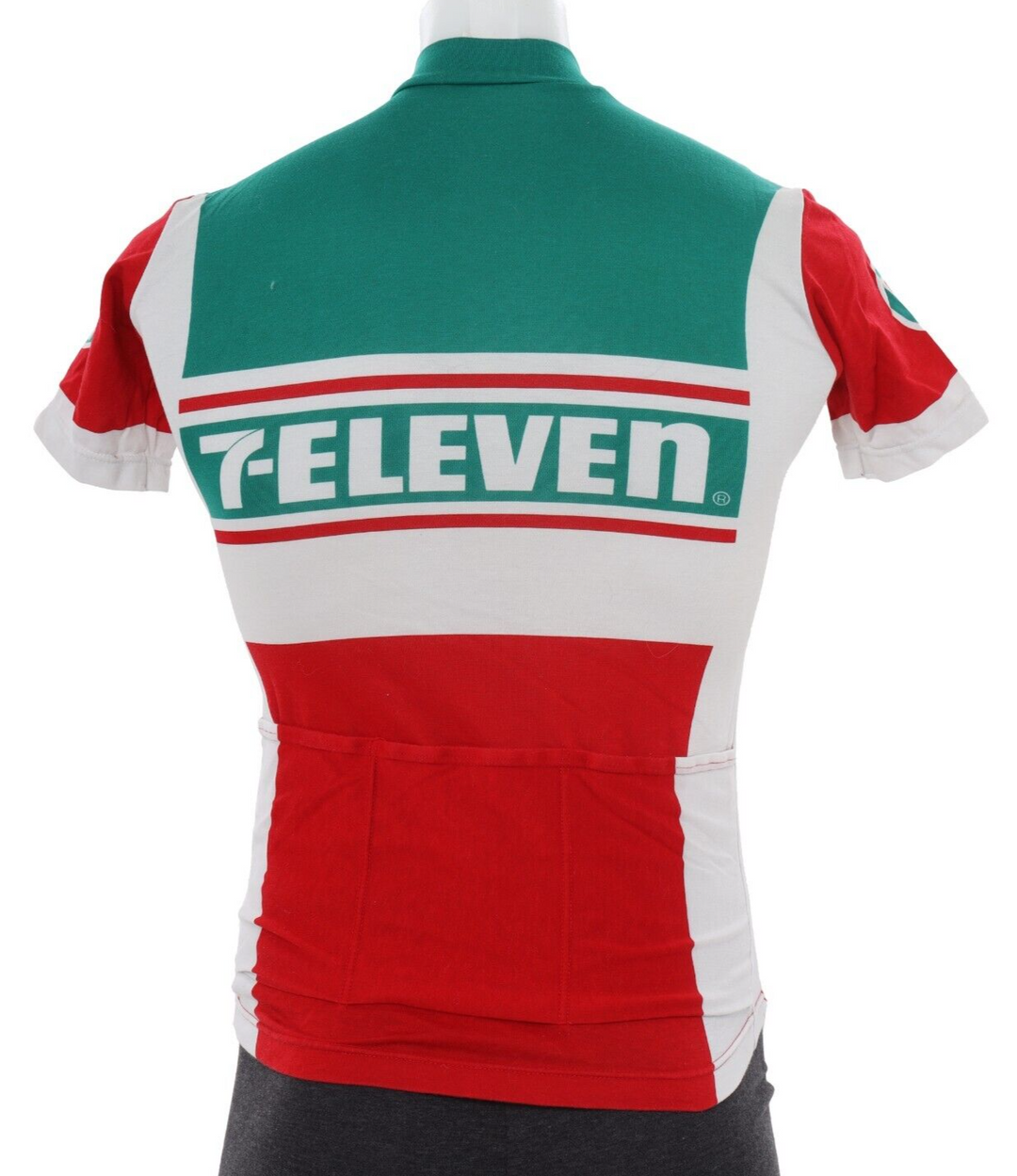 Descente 7-Eleven Short Slv 1/4 Zip Cycling Jersey SIZE 2 Vintage Cycling Japan